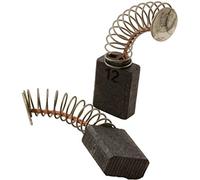 Balais de Charbon METABO SBE 521/25 R+L Ponceuse 5x10x12,5 mm - Avec arrêt automatique - Une paire de Balais de Charbon de haute qualité