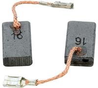 Balais de Charbon pour BOSCH PWS 9-125 meuleuse - 5x10x16mm - Avec arrêt automatique
