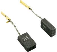 Balais de Charbon pour Metabo WE9-125 WE14-150 WP8-115 W9-125 Quick WEV10-125 - Lot de 2 Pièces 5 x 10 x 15 mm avec arrêt automatique