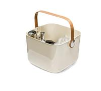 Balakaka Panier De Douche Portable Avec Trou de Vidange,8.7L Grande Capacité Panier Rangement Salle de Bain avec Poignées, Organisateur de Douche pour Shampooing Gel douche