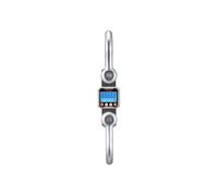 VEVOR Balance à Grue Numérique 10000 kg Balance Suspendue Industrielle Précision 2 kg Peson Électronique pour Usines Entrepôts Fermes, Écran LCD, 3 Unités, avec Boîtier Aluminium Moulé, Télécommande