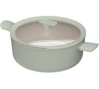 Balance casserole, anti-adhésive, 28 cm, 6,2 L, sauge, aluminium recy ergHOFF | Leo Line