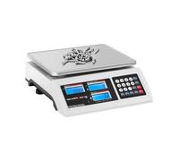 Balance compteuse - 30 kg / 0,5 g - 22,8 x 28 cm - 80 h d'autonomie - 3 écrans LCD | Steinberg Systems