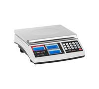 Balance compteuse - 30 kg / 1 g - 21 x 27 cm - 3 écrans LCD | Steinberg Systems