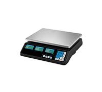 Balance de Commerce 40 Kg avec Triple Écran LCD et Clavier Numérique Noir