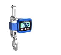 Balance de grue numérique 500Kg/300Kg balance suspendue Portable échelle robuste rétro-éclairage LCD échelles à crochet industrielles changement d'unité Artisans ou Ouvriers(300kg Blue)