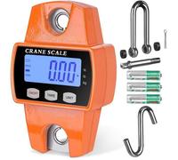 Balance de levage portable 300kg - LON® - Électronique avec crochet - Orange - Précision ±0,1%
