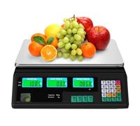 Balance De Plateforme À Calcul De Prix, Balance Électronique, Balance Alimentaire Haute Précision, Écran LCD Double Face HDWR wagPRO-S40B.