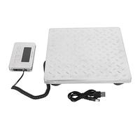 Balance d'expédition postale numérique à plate-forme en acier inoxydable de 200 kg avec écran LCD amovible pour le pesage de colis d'entrepôt de bureau à domicile