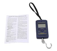 Balance électronique 40 kg/10g Petit Affichage numérique LCD Balance à Bagages Suspendue Balance de Poche Portable Outil de Pesage Polyvalent avec Un Crochet Suspendu