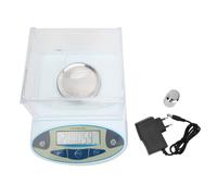 Balance électronique avec pare-vent, balance analytique calibrée pour laboratoire, écran LCD, haute précision, fonction tare, conversion