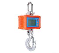 Balance grue pour charges lourdes 1000 kg max avec grand écran LCD et interface simple à trois boutons pour une utilisation rapide sur site (orange)