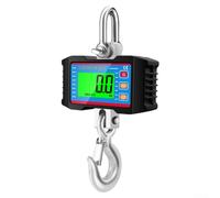 Balance grue pour charges lourdes 1000 kg max avec grand écran LCD et interface simple à trois boutons pour une utilisation rapide sur site (noir)