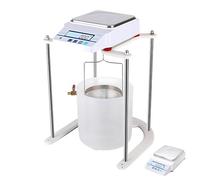 Balance hydrostatique électronique, balance hydrostatique numérique de laboratoire avec support en acier inoxydable, portée de 5, 10 et 15 kg, 0,1 g, pour tests de densité des solides(5kg/0.1g)