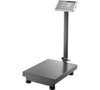 Balance numérique, capacité 300 kg, haute précision 50 g, balance électronique au sol avec LB/KG, tare, calculateur de prix, alimentation CA/CC, adaptée aux bagages, expéditions, colis, affranchisseme