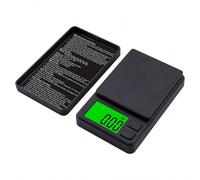 [Balance numérique de précision 500g] Balance de poche numérique, précision 500g/0,01g, outil de pesage en grammes avec écran LCD rétroéclairé, en plastique, alimenté par batterie, avec fonction tare,