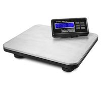 Balance numérique industrielle pour l'expédition, poids maximal 200 kg, écran LCD rétroéclairé, plateforme en acier inoxydable robuste pour les colis de taille moyenne à petite, les paquets et les pet