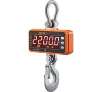 Balance numérique pour grue, 2200 lb/1000 kg, balance industrielle robuste avec télécommande, boîtier en aluminium moulé et écran LED, haute précision pour la construction, l'usine, la ferme, la chass