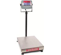 Balance Ohaus Defender 3000 standard D31P60BR, jusqu'à 60 kg - 10 g exactement, Argenté, Inclinaison, Échelle de pesage, Balance numérique de comptoir