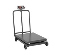 Balance plateforme - 1 000 kg / 0,2 kg - 60 x 80 cm - à roulettes - LED | Steinberg Systems
