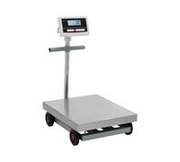 Balance plateforme - 600 kg / 0,1 kg - 50 x 60 cm - à roulettes - kg/lb - avec écran LCD | Steinberg Systems