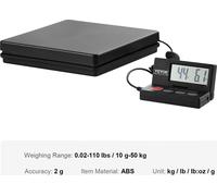 Balance postale, écran LCD haute résolution, conception pliable, 110 lb