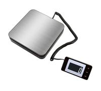 Balance Postale Portable 50kg, Précision Élevée, Fonction Tare | Acier Inoxydable et Plastique, Unités Multiples, Écran Compact, pour Bureaux et Centres D'expédition