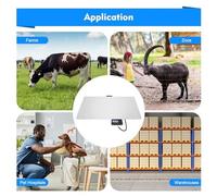 Balance pour animaux de grande taille, 300 kg. Balance vétérinaire avec plateforme LCD, couleur argent. Balance de plateforme avec deux modes de pesée. Balance numérique pour animaux, adaptée aux anim
