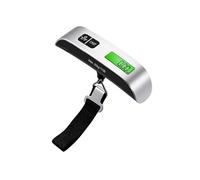 Balance pour Bagages ou Colis Charge Maximale 50Kg avec Capteur de Température Noir / Argent