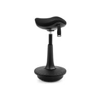 Tabouret / aide à la station debout Balance Sit Ergo, tissu noir,