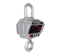 Steinberg Crochet Peseur Balance à Grue Professionnelle SBS-KW-3000 (3 t / 1kg, kg/lbs/N, aluminium moulé, batterie 6V/4Ah, LED - 35 mm (1.4 inch))