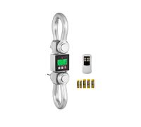 Steinberg Systems Crochet Peseur Dynamomètre Balance Électronique Peson Suspendue Portable À De Pesage Mobile Numérique SBS-KW-10000ZM (≤ 10 000 kg, ±0,5/5 kg, LCD, Alu/Acier, kg/lb)
