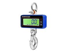 Balance suspendue numérique 1500 kg/1000 kg/500 kg avec échelle de grue robuste télécommandée 65 pieds Artisans ou Ouvriers(LCD 1500KG Blue)