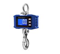 Balance suspendue numérique portable avec télécommande 1000kg/ 2204lbs échelle de grue robuste LCD rétro-éclairage échelles à crochet industrielles Artisans ou Ouvriers(Blauw)