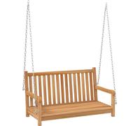 Balancelle Bois de teck massif 114x60x64 cm