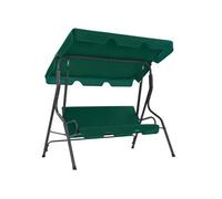 vidaXL Balancelle de jardin verte en tissu 170×110×153 cm