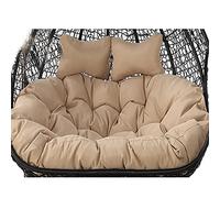 Balancelle d'extérieur 2 places - Chaise hamac en osier lavable pour 2 personnes - Épais, imperméable et résistant au soleil, parfait pour la terrasse et le jardin