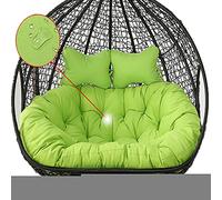 Balancelle d'extérieur 2 places, lavable, épaisse, imperméable et résistante au soleil pour 2 personnes - Gris