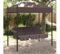 Balançoire hollywoodienne avec toit acier Balançoire banc