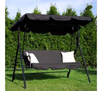 Balançoire hollywoodienne Balançoire de jardin 3 places Banc de balançoire Balançoire suspendue