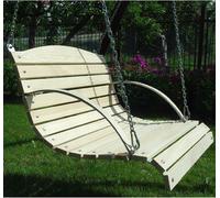Balançoire hollywoodienne Banc pour balançoire de jardin Banc de balançoire 90cm Balançoire en bois 10908