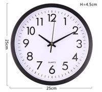 Balayage Silencieuse Moderne Graceful Bureau Creative Simple Horloge Numérique Multicolore PL444 Multicolore G