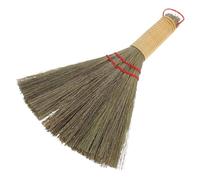Balayette de Table Ramasse Miettes, Petit Balai à Main en Paille | Brosse Artisanale à Manche Ergonomique, Nettoyage Rapide des Bureaux, Poils Robustes, Usage Maison et Voiture
