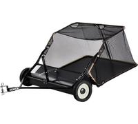 Balayeur de gazon 106,6 cm - Tondeuse autoportée - Nettoyeur de gazon - Balayeur de feuilles pour grand jardin et entretien paysager