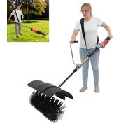 Balayeuse 2 en 1 avec souffleur, balai moteur électrique, largeur de brosse 55 cm, pelle à neige, souffleuse à neige, souffleuse à feuilles, pour le nettoyage de la pelouse, des feuilles, du gazon