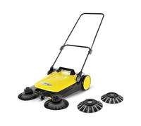 Balayeuse 2 en 1 Kärcher S 4 Twin, Jaune/Noir, (débit de Surface Max. : 2400 m²/h, 2 brosses latérales, bac de Balayage : 20 l, Largeur de Travail : 680 mm) + Jeu de brosses latérales
