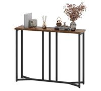 Balconera Ensemble de console deux pièces - version étroite 80 cm - marron-noir vintage