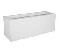 Balconnière - EDA - Graphit Up - 25 L - Intérieur/ Extérieur - Décor Graphique - 59 x 19,5 x H. 22,8 cm - Blanc Cérusé