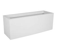 Balconnière - EDA - Graphit Up - 25 L - Intérieur/ Extérieur - Décor Graphique - 59 x 19,5 x H. 22,8 cm - Blanc Cérusé