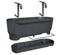 Balconnière Elho Greenville Easy Balcony Noir - Longueur 52 Cm Multicolore